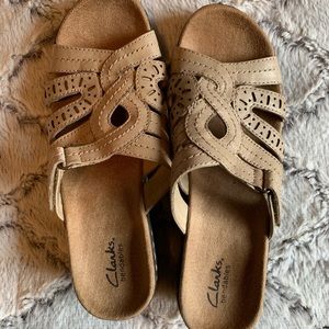 Clark’s bendable sandals